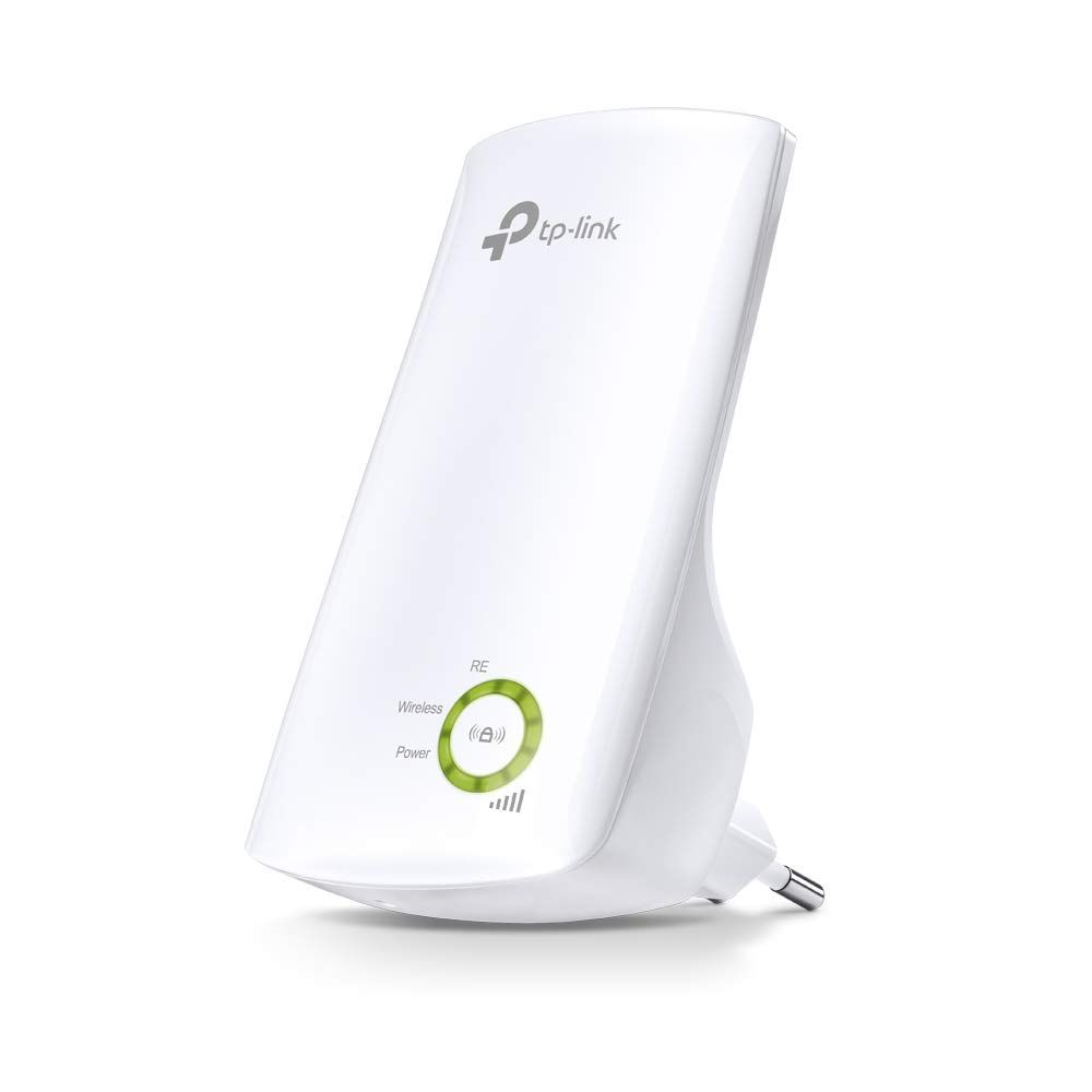 Repetidor Wi-Fi TP-Link N300 (Compatibilidad Universal, Instalación Fácil) - Blanco (Ref: TL-WA854RE)