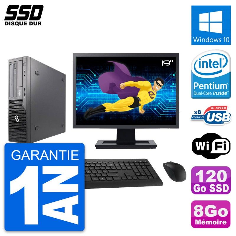 Fujitsu E500 E85+ DT 19-Inch Desktop PC