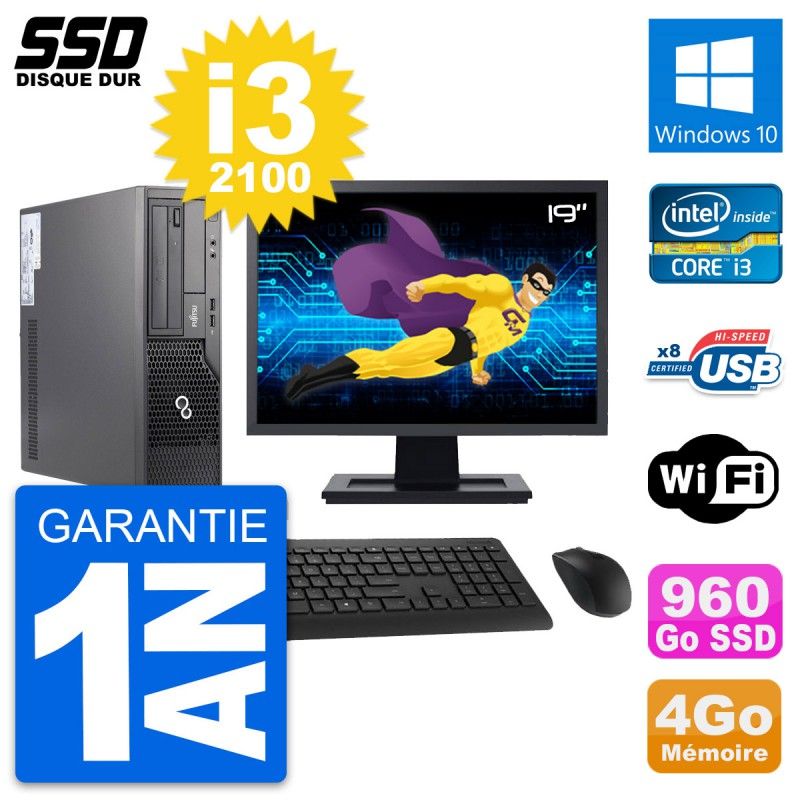 Fujitsu E500 E85+ DT 19-Inch Computer