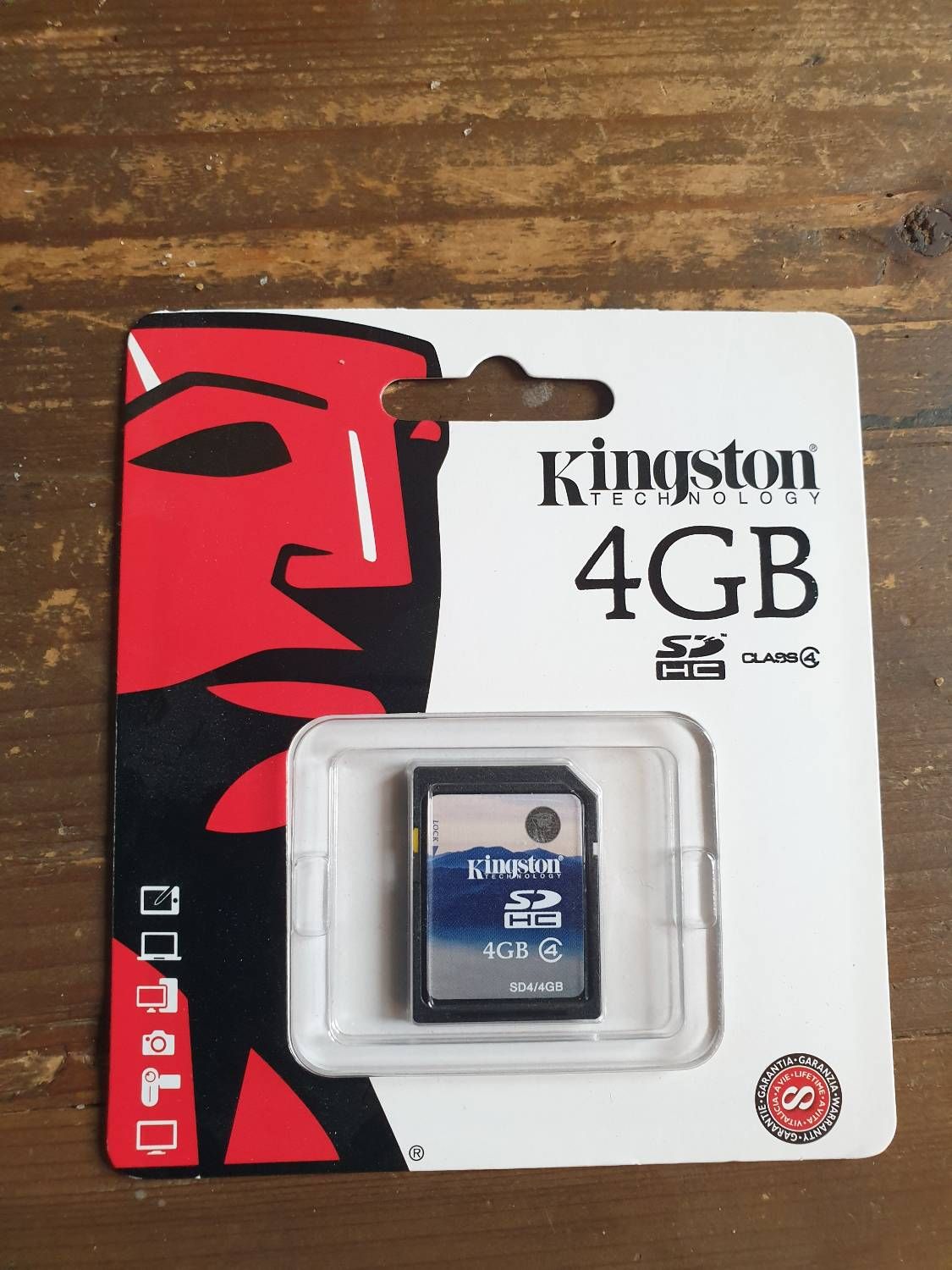 Kingston 4GB SDHC Class 4 Flash Memory Card