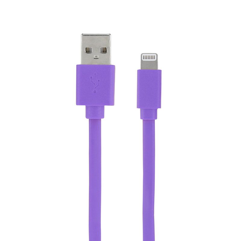 Mooov Flat Lightning Cable 1m Purple