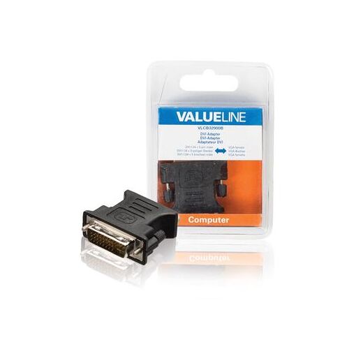 Adaptateur Valueline DVI-I/VGA, Noir