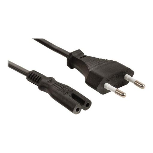 Nedis Valueline Power Cable - 5m, Black (Europlug M to IEC 60320 C7)