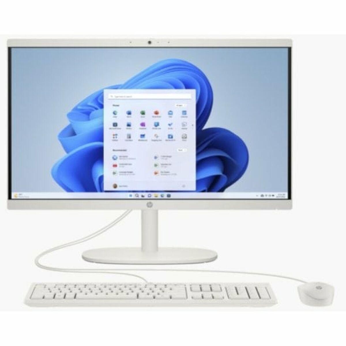 PC Todo en Uno HP 22-dg0004ns - 21,5' - Intel N100 - 8GB RAM - 256GB SSD - Teclado QWERTY Español