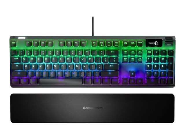 SteelSeries Apex Pro Keyboard with Display, Backlit, USB, QWERTY, OmniPoint Adjustable Switch