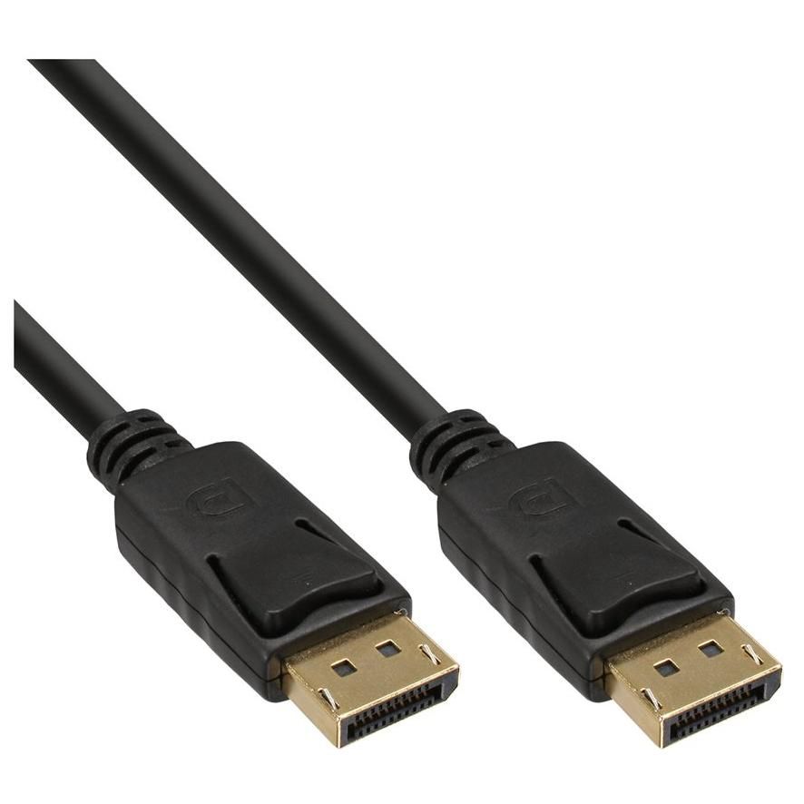 INTOS ELECTRONIC DisplayPort Cable - 30cm, 4K Support