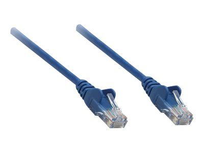 Cable de red IC Intracom, Cat5e, 0,25 m, Azul