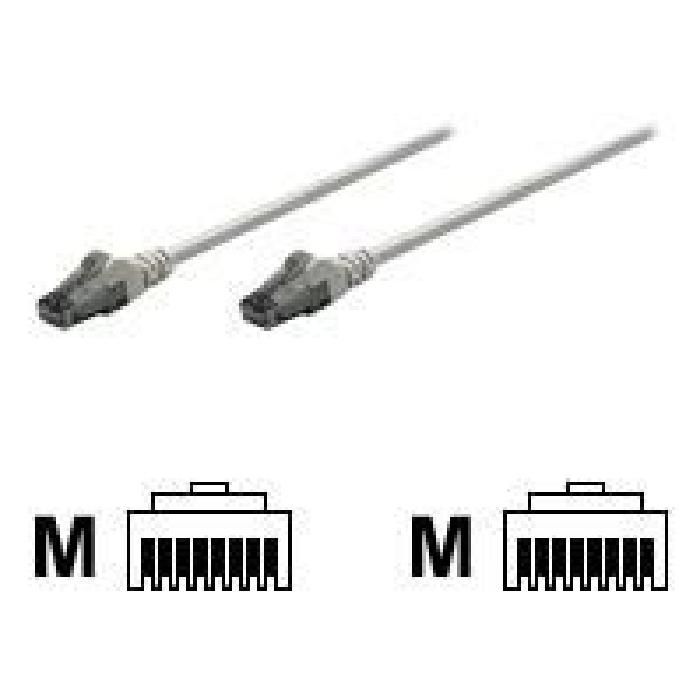 IC Intracom Intellinet Network Patch Cable, Cat6, 15m, Grey