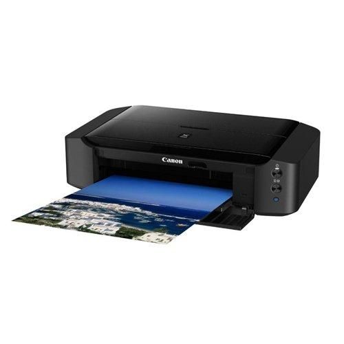 Canon PIXMA iP8750 Inkjet Printer - Color - A3+ Ledger - Up to 14.5 ipm (Mono) / 10.4 ipm (Color) - 150-Sheet Capacity - Wi-Fi(n), USB 2.0