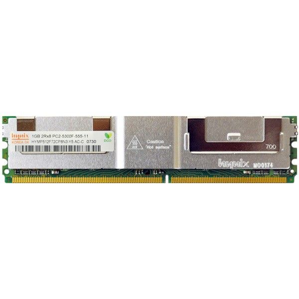 Memoria Hynix DDR2 667 MHz 1 GB ECC para servidores (HYMP512F72CP8N3-Y5)