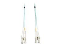 Eaton Tripp Lite 10Gb Duplex Multimode Fiber Patch Cable (LC/LC) - Aqua, 3M (10 ft.)