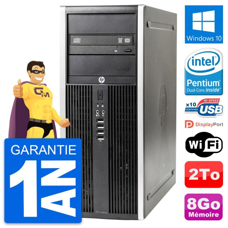 HP Elite 8300 Desktop PC - Intel Core i5-2400S, 8GB RAM, 2TB HDD, Windows 10