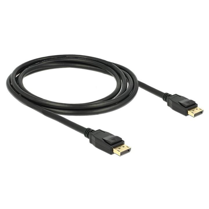 Cable Delock 2 m DisplayPort 1.2a - Negro