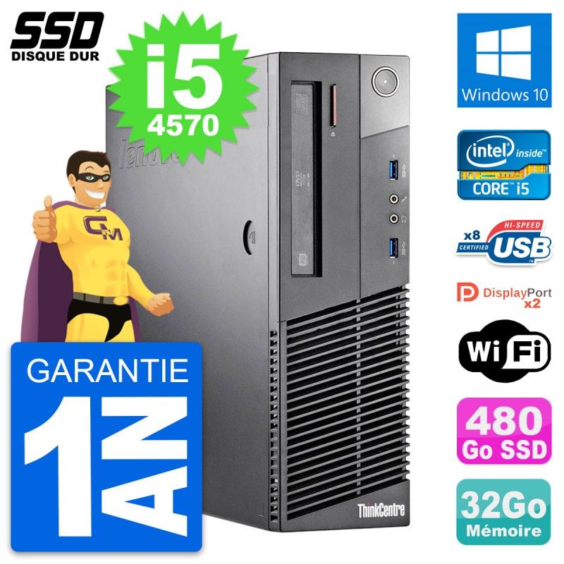 Lenovo ThinkCentre M93p SFF Desktop Computer