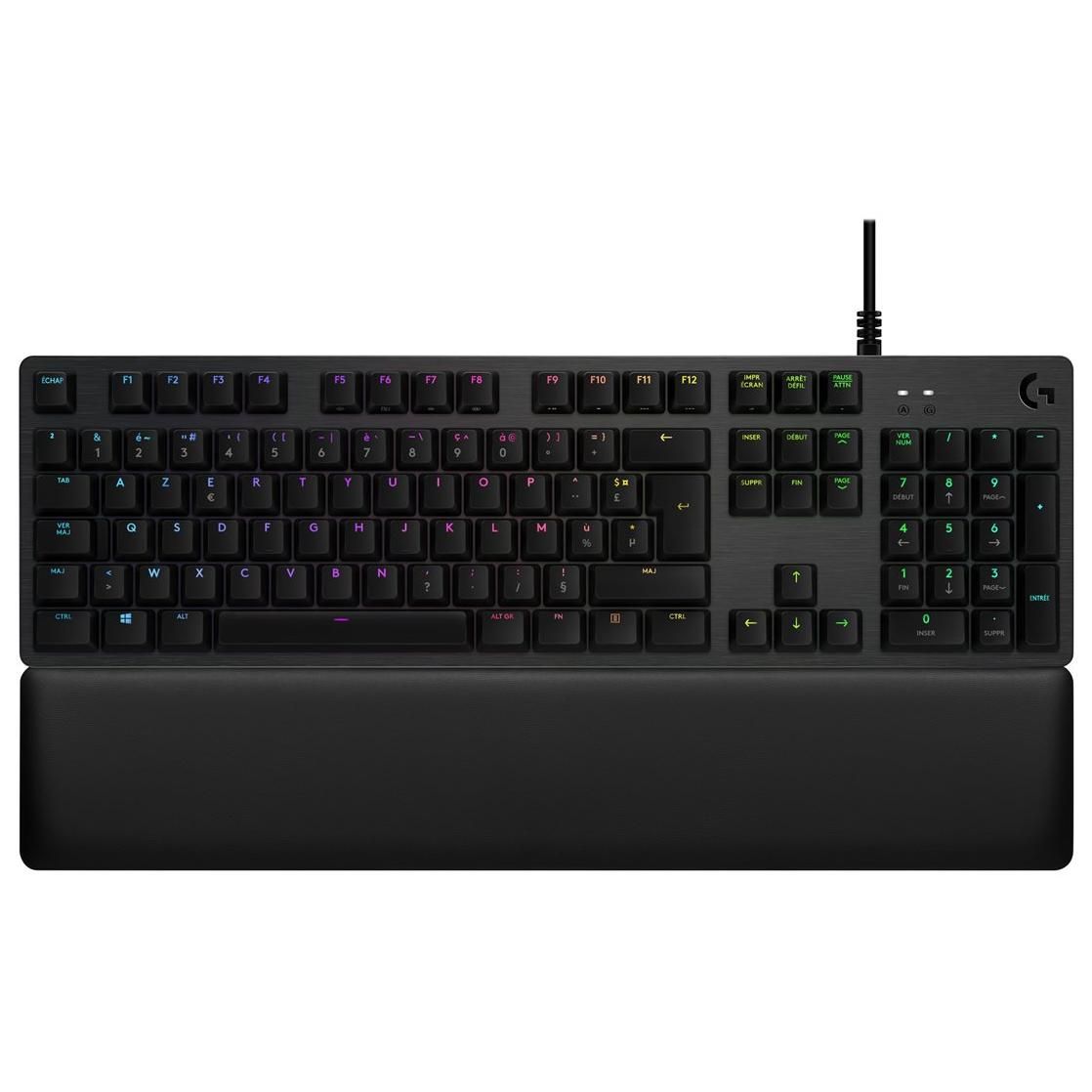 Logitech G513 Gaming Keyboard - AZERTY - GX Brown Switches - Carbon