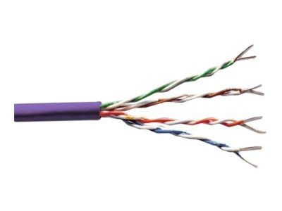 Cable Digitus Profesional a Granel - 305 m - UTP - Cat 6 - sin halógeno, sólido - morado