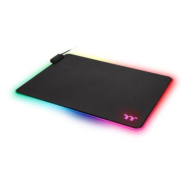 Thermaltake Gaming Mouse Pad, RGB Lights, Black