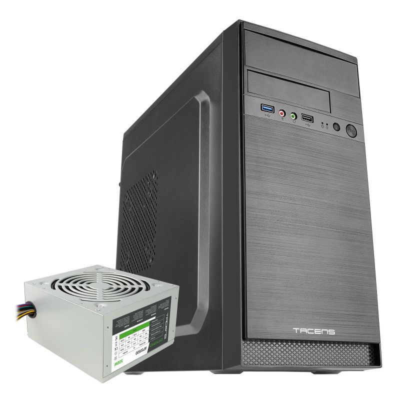 ANIMA AC4500 Mini Tower PC Case - Black