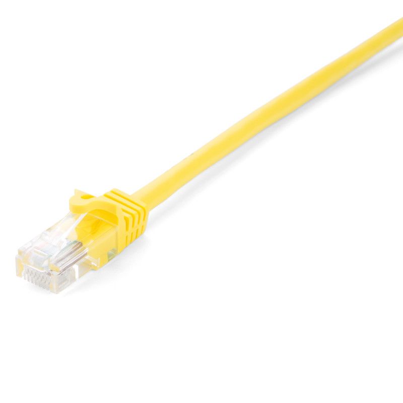 V7 RJ-45 (M) to RJ-45 (M) Cable - 50 cm - UTP Cat 6 - Molded, No Hook - Yellow