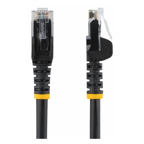 Cable de red Ethernet StarTech de 1,5 m Cat6, 10GbE sin enganche, 24 AWG (N6PATC150CMBK)