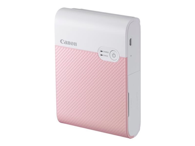 Canon SELPHY Square QX10 Printer - Thermal Dye Sublimation - 72 x 85mm - Up to 0.7min/page (Color) - Wi-Fi - Pink