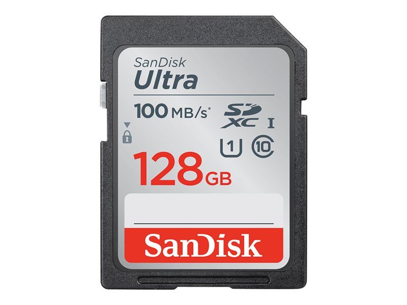 SanDisk Ultra Flash Memory Card - 128GB - UHS-I U1 / Class 10 - SDXC UHS-I