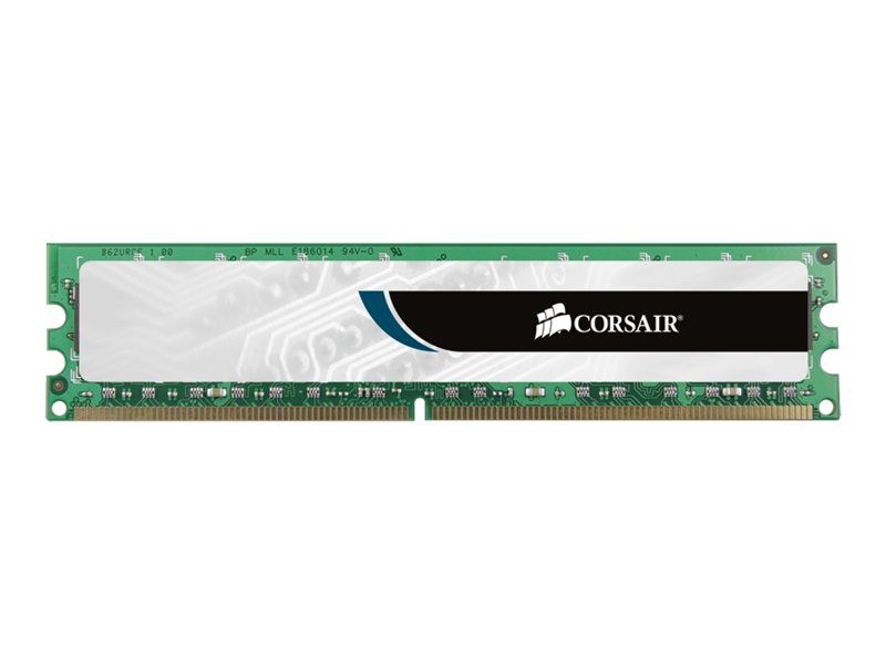 Módulo de memoria Corsair Value Select 1GB DDR2 (240 pines DIMM, 667MHz/PC2-5300, CL5, sin tampón, no ECC)