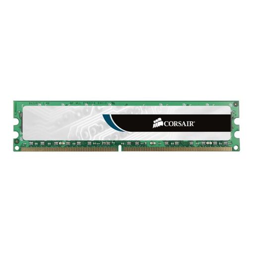 Módulo de memoria Corsair Value Select 1GB DDR2 (240 pines DIMM, 667MHz/PC2-5300, CL5, sin tampón, no ECC)