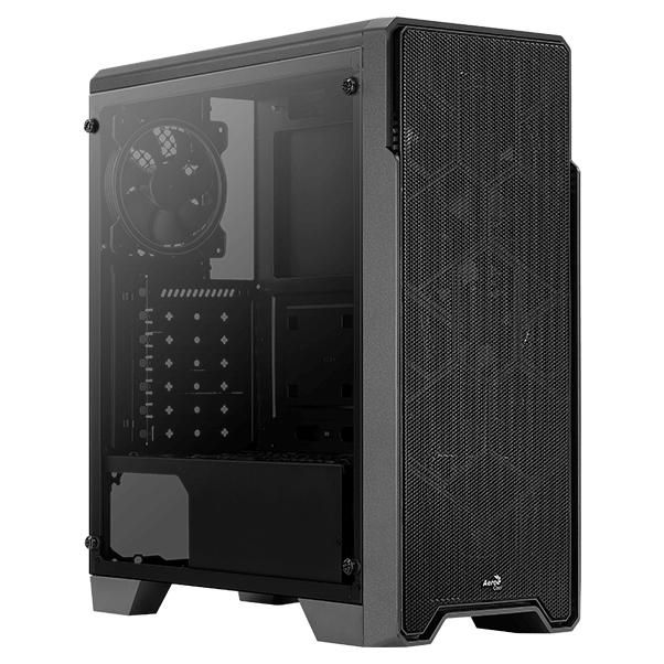 AeroCool Ore Tempered Glass Midi Tower - Black