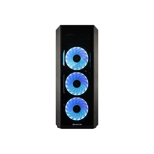 Caja de ordenador Chieftec Scorpion III GL-03B RGB de torre media ATX - Negro
