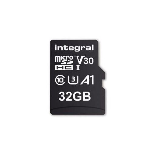 Integral Memory 32GB MicroSDHC Card (UHS-I U3, V30 Video Class, A1)