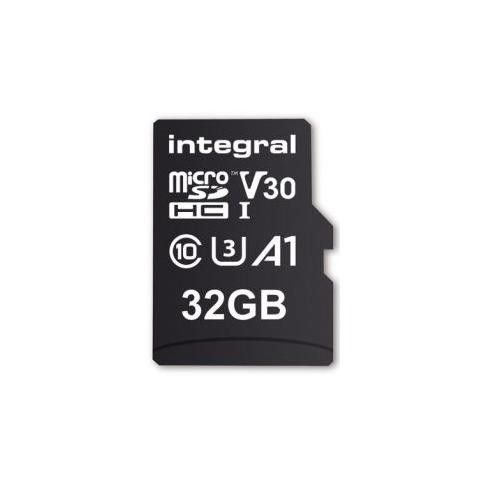 Integral Memory 32GB MicroSDHC Card (UHS-I U3, V30 Video Class, A1)