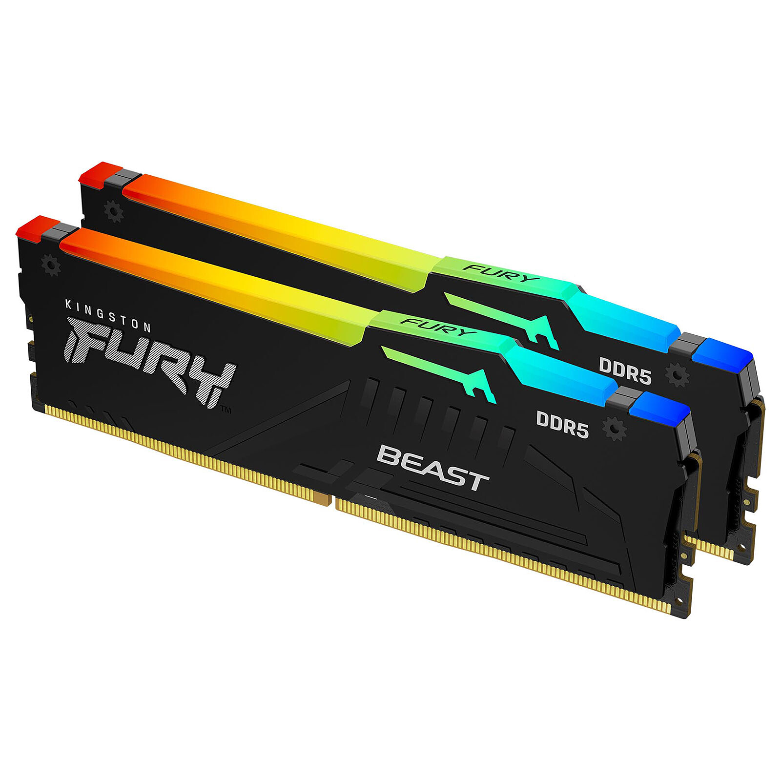 Kingston FURY Beast RGB 32GB (2 x 16GB) DDR5 6400 MHz CL32 