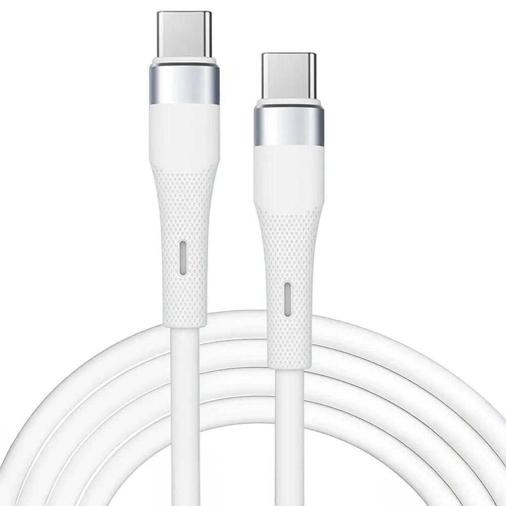 E.F.Connection 60W USB-C Fast Charge Cable - 1 Meter, White