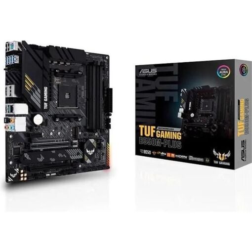 ASUS TUF Gaming B550M-PLUS - Placa base microATX, zócalo AM4 AMD, chipset B550