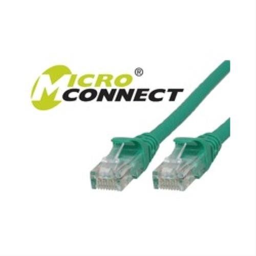 Cable de red MicroConnect - 1 m, UTP CAT6, RJ-45 (M) a RJ-45 (M), Verde