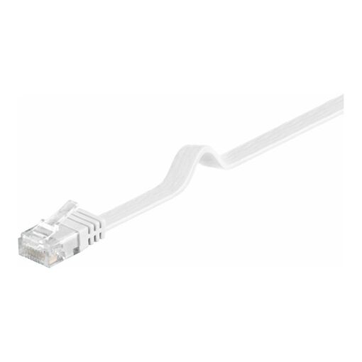 Câble réseau MicroConnect - 50 cm UTP CAT6 Plat Blanc