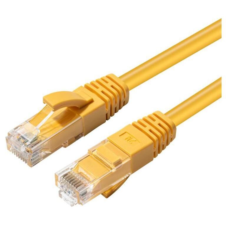 MicroConnect Cat6 UTP Cable, 1m, Yellow