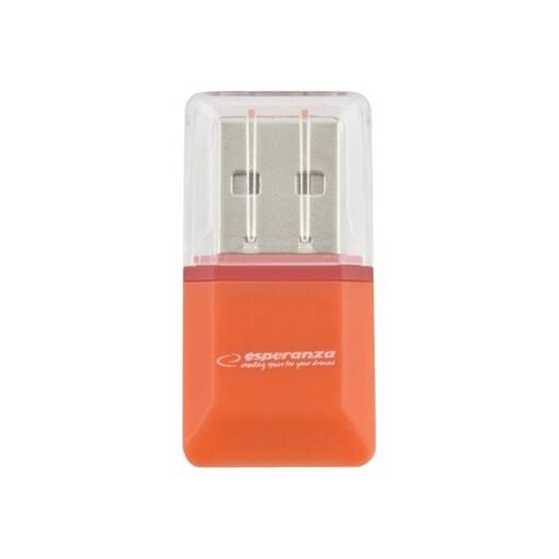 Lector de tarjetas Esperanza EA134O - TransFlash, microSD, microSDHC - USB 2.0