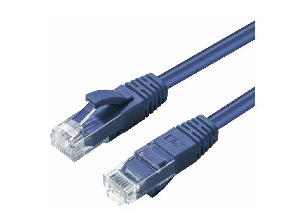 Cable de red MicroConnect - 20 cm UTP CAT 6 RJ-45 (M) a RJ-45 (M) - Azul
