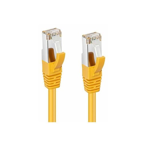 MicroConnect Network Cable - 5m, CAT6, Shielded Twisted Pair (SSTP), RJ-45 (M) to RJ-45 (M), Halogen Free, Locked - Yellow