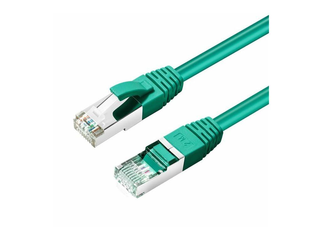 MicroConnect Network Cable - 7m, CAT6, Shielded Twisted Pair (SSTP), RJ-45 (M) to RJ-45 (M), Halogen-Free, Locked - Green