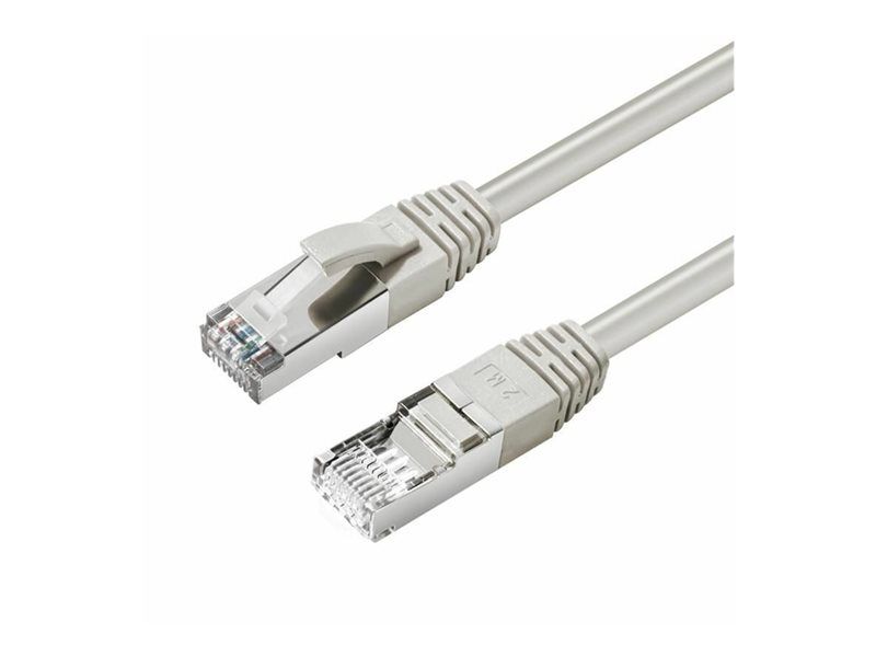 MicroConnect Network Cable - 15m, Shielded Twisted Pair (SSTP), CAT6, Halogen-Free, Locked - Grey