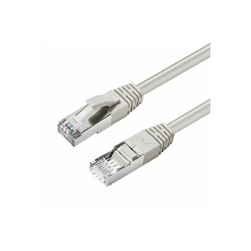 Câble réseau MicroConnect - 15 m, Paire torsadée blindée (SSTP), Cat 6, Sans halogène, Verrouillé - Gris