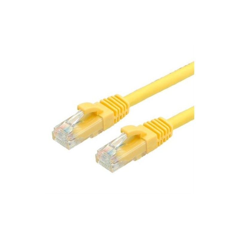 Secomp CAT 6 UTP RJ-45 Cord, 2m, Yellow