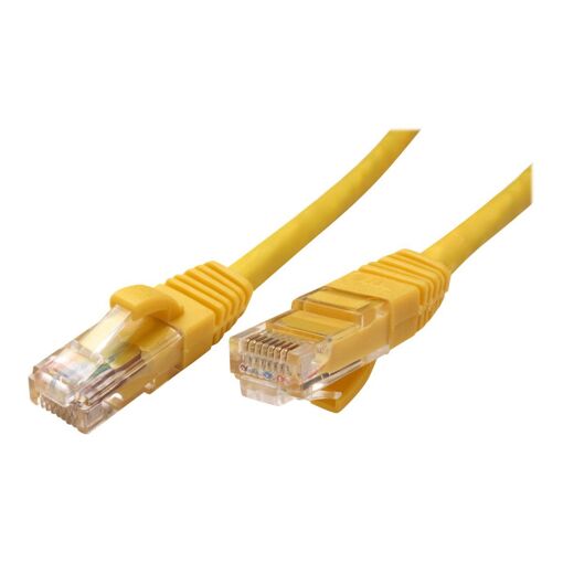 Câble Secomp Cat 6 solide RJ-45, 1 m, Jaune