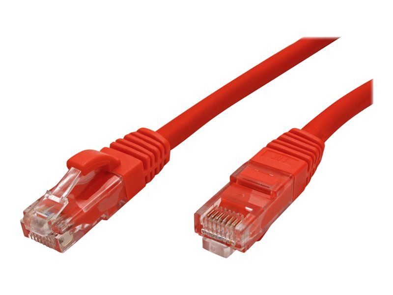 Secomp CAT 6 Solid RJ-45 Cord - 1m - Red