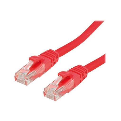 Câble Secomp CAT 6 en maille torsadée solide, 2 mètres, Rouge