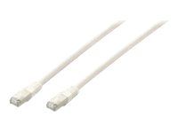 Câble de connexion Digital Data Communications PRO - 20 m SFTP Cat 6a - RJ-45 (M) vers RJ-45 (M) - sans halogène, moulé, verrouillé - violet