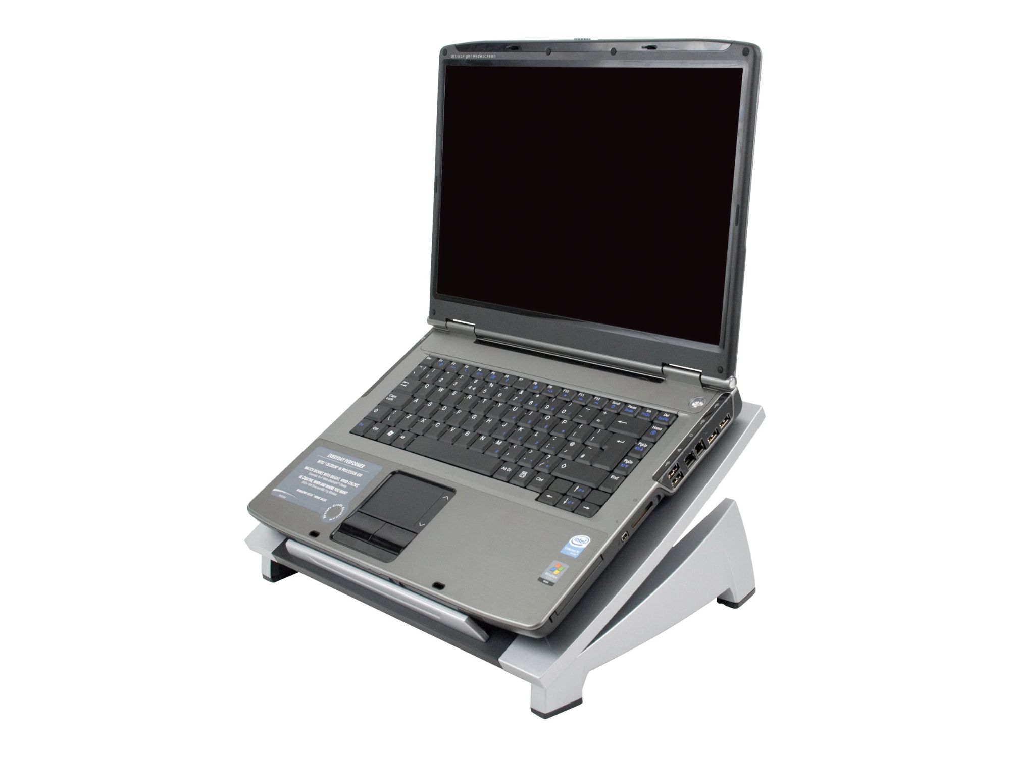 Fellowes Laptop Riser, Black/Silver